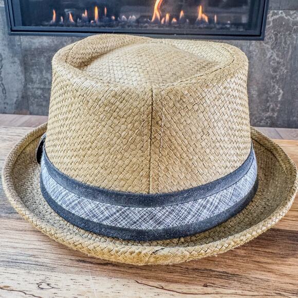 Vintage Peter Grimm True Character 1963 Follow the Rabbit Fedora-Paper Weave Tan - Picture 3 of 11